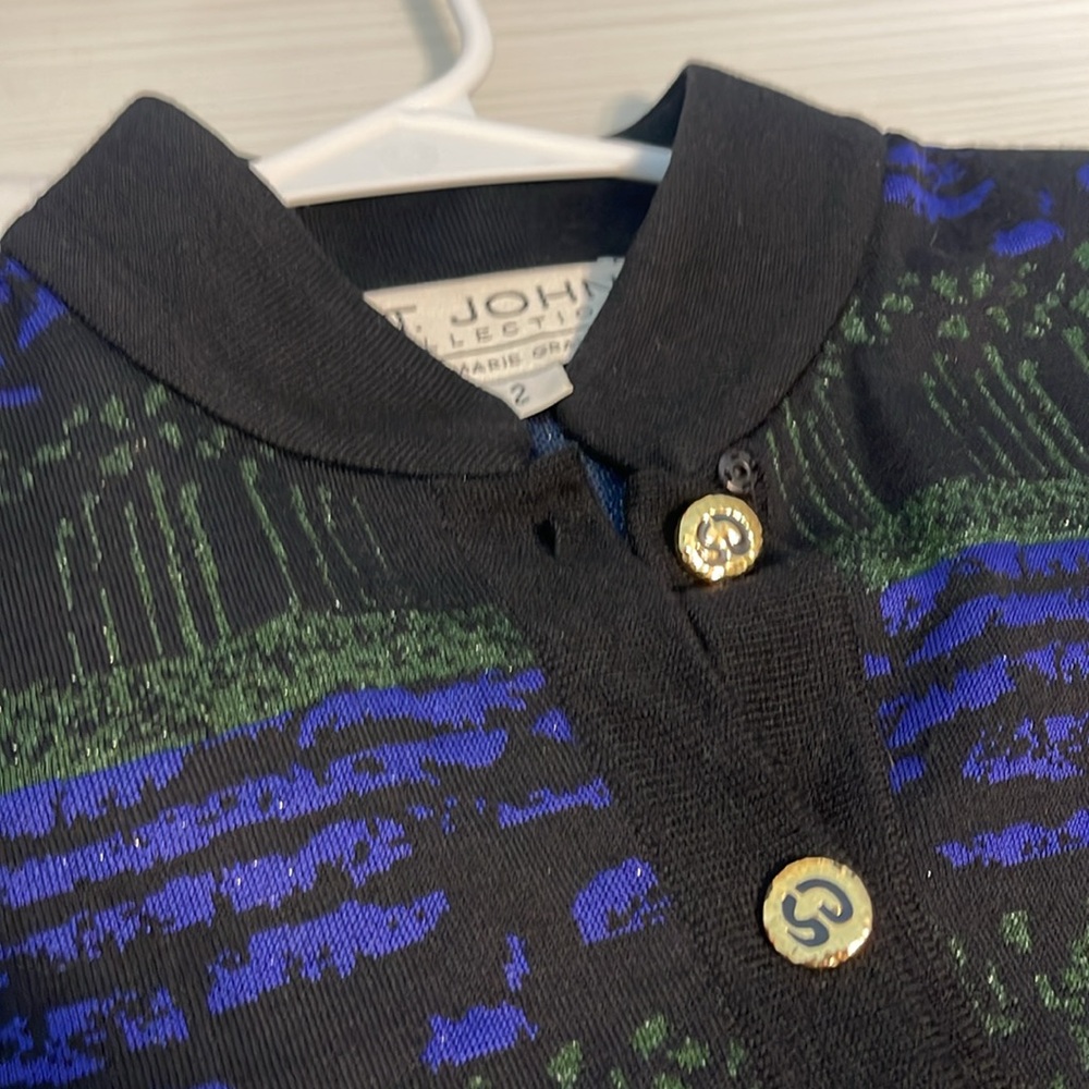 St. John collection by Marie Gray button-down cardigan jacket size 2 - Picture 10 of 10
